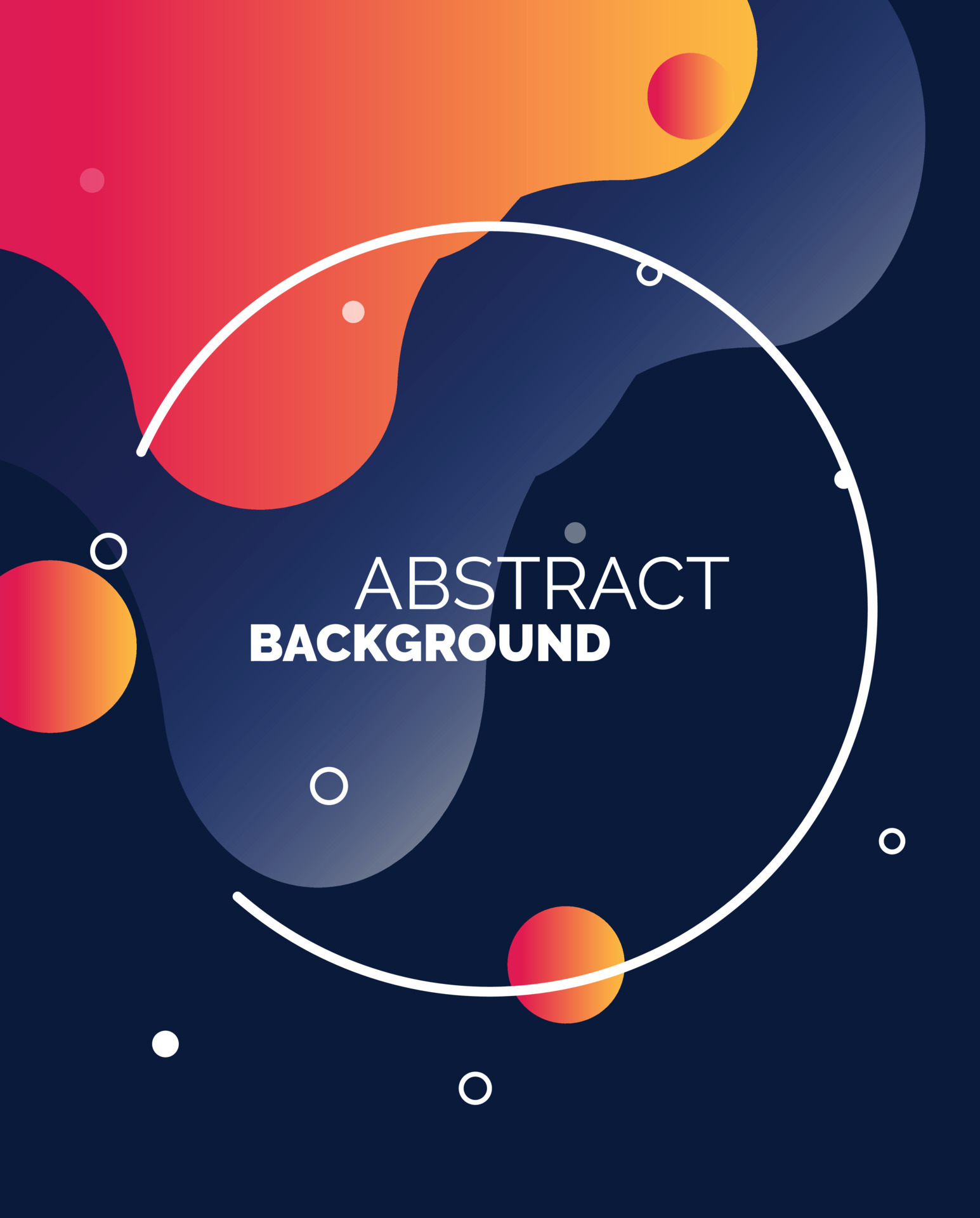 Abstract Background Cover. Flyer. Poster. Album Template Bundle Blob