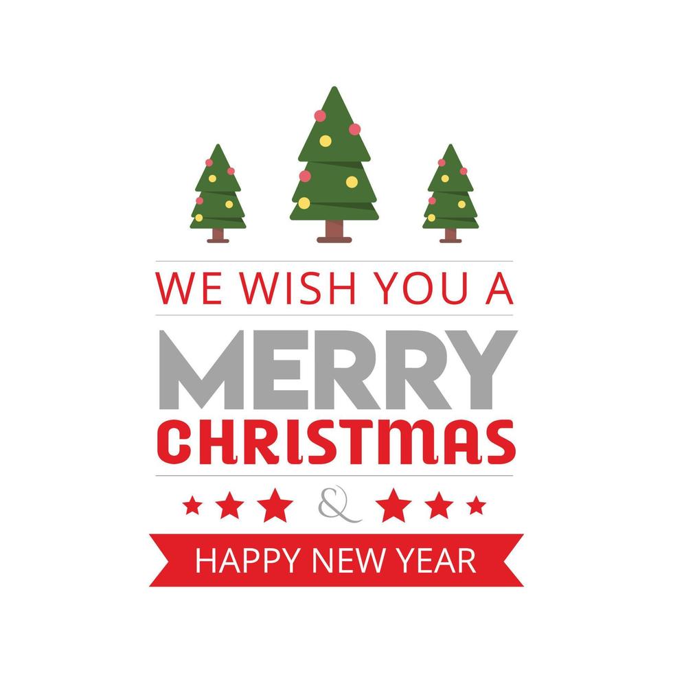 We Wish you a Merry Christmas background vector