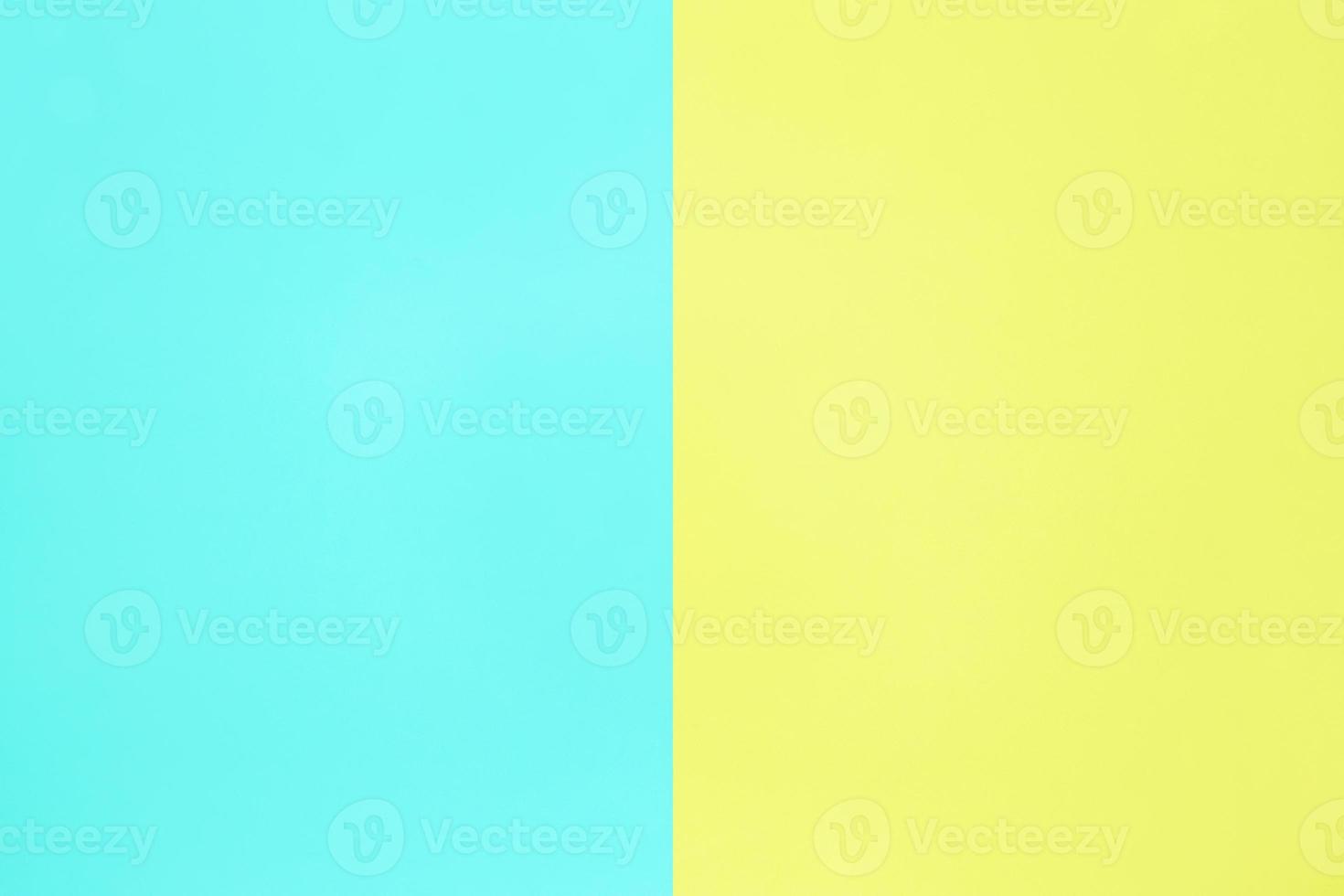 blue and yellow pastel color paper texture top view minimal flat lay background photo