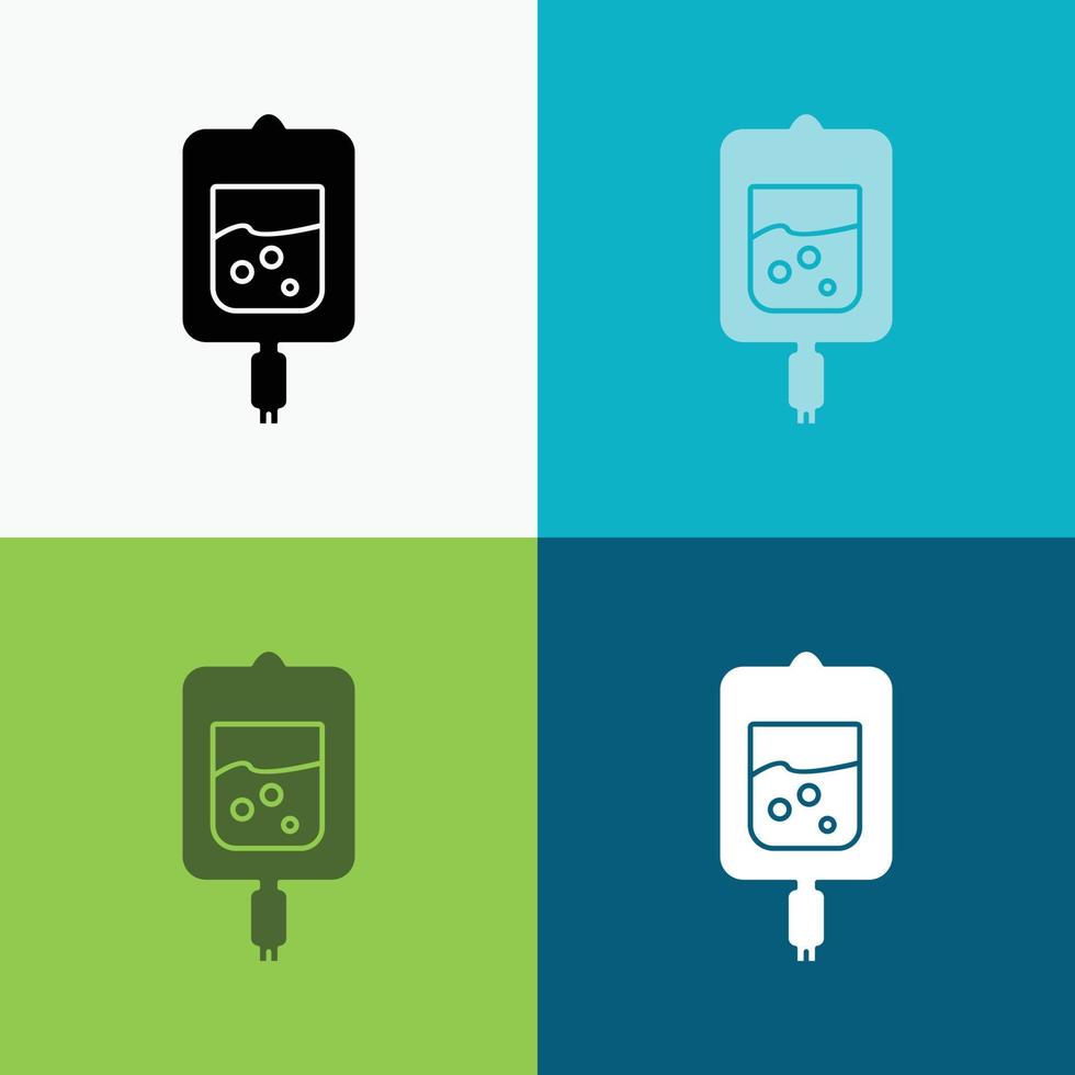 blood. test. sugar test. samples Icon Over Various Background. glyph style design. designed for web and app. Eps 10 vector illustration