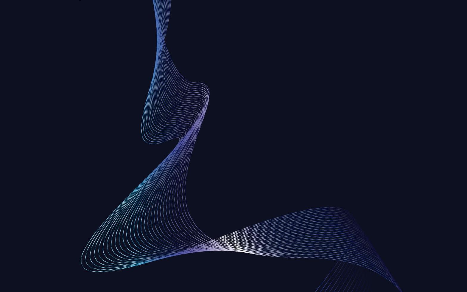 Fondo de onda abstracto vectorial. fondo de ondas degradado azul vector