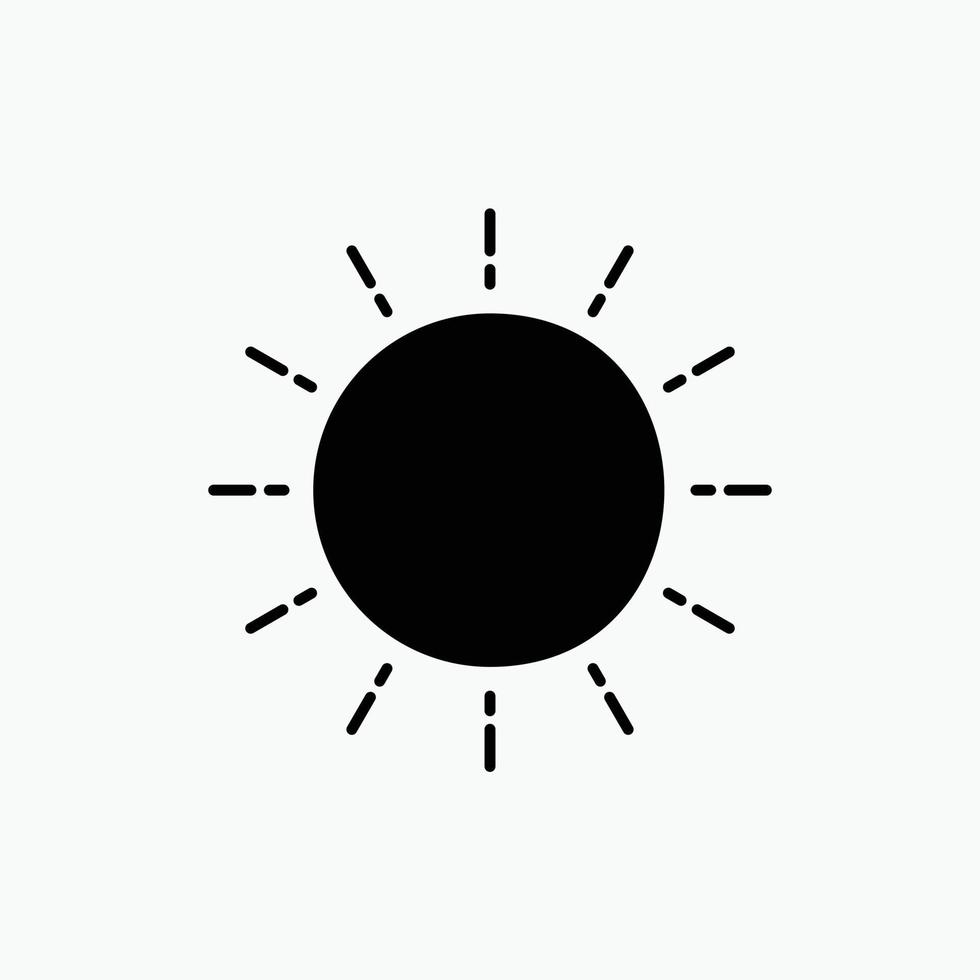 sun. weather. sunset. sunrise. summer Glyph Icon. Vector isolated illustration