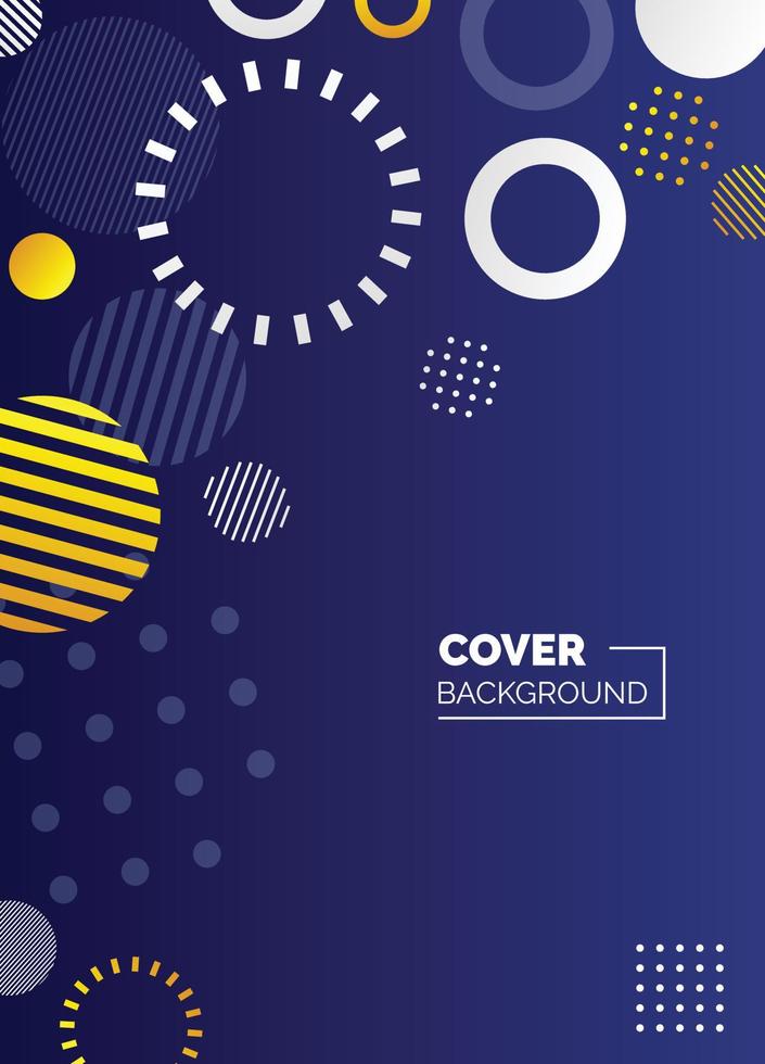 Colorful abstract minimalistic style poster. memphis geometric background. cover template. creative pattern Vectors