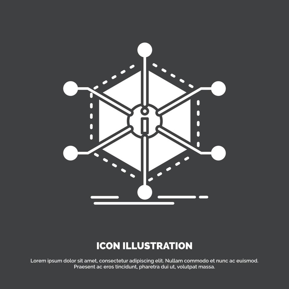 Data. help. info. information. resources Icon. glyph vector symbol for UI and UX. website or mobile application