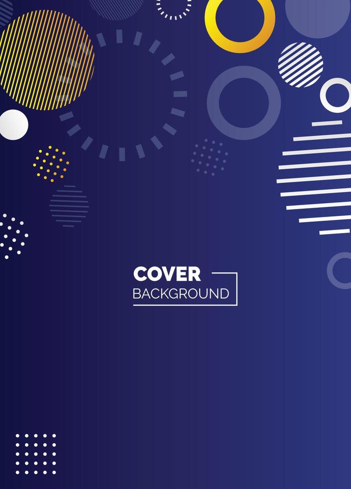 Covers templates set with bauhaus. memphis and hipster style graphic geometric elements. Applicable for placards. brochures. posters. covers and banners. Vector illustrations