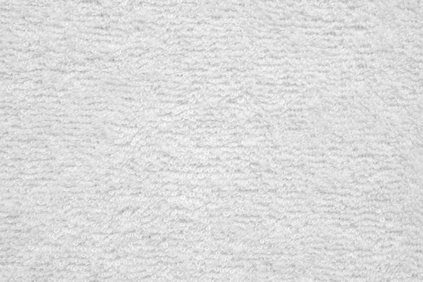 white fluffy towel fabric soft texture background photo