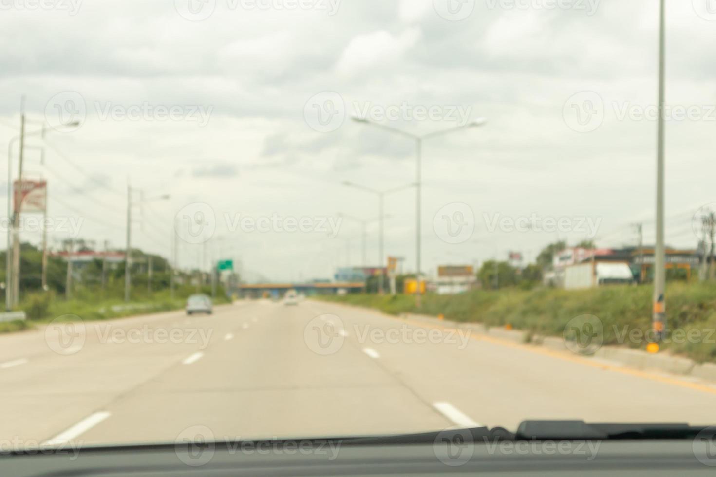 Abstract street city road blurred background photo