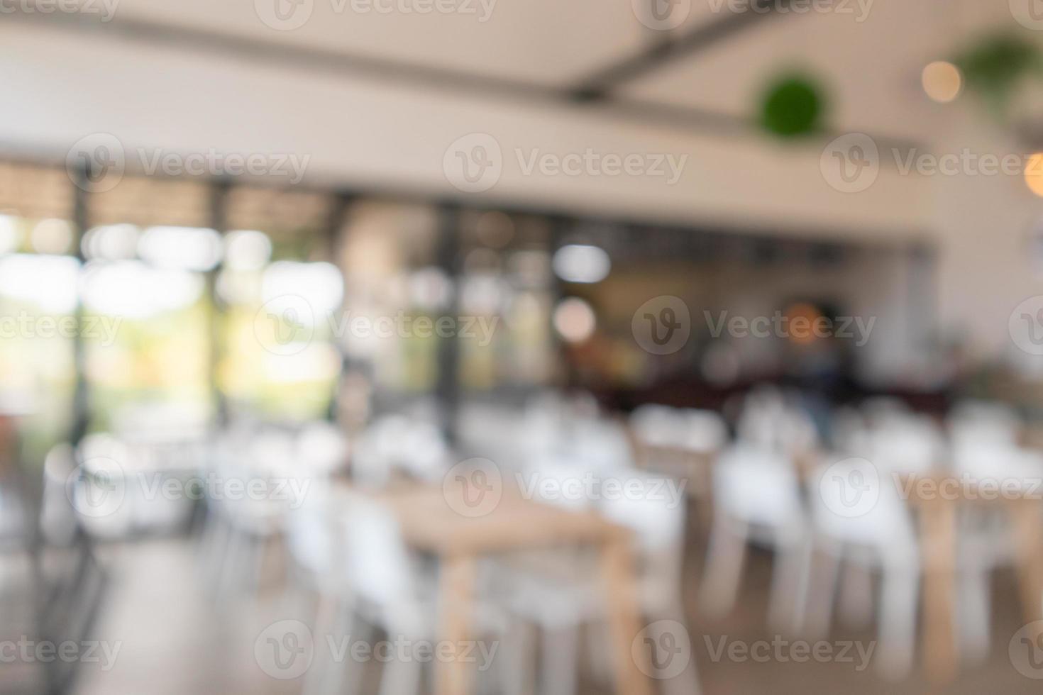 cafetería restaurante interior desenfoque de fondo foto