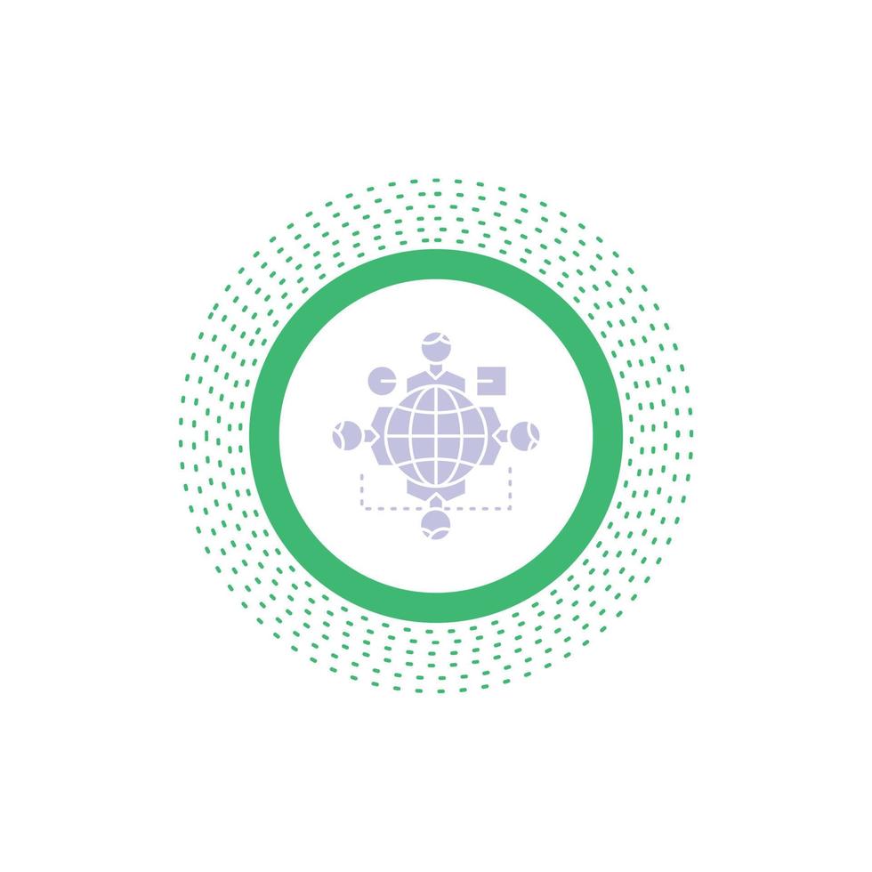 Function. instruction. logic. operation. meeting Glyph Icon. Vector isolated illustration