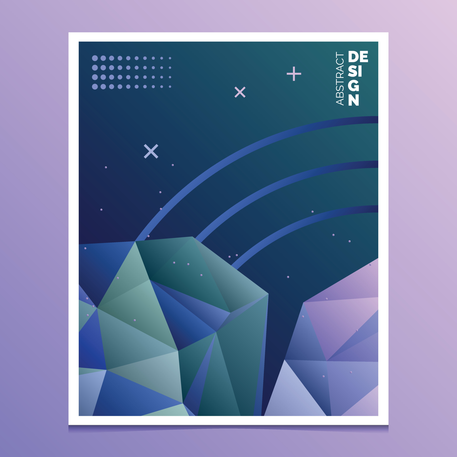 Abstract Composition A4 Brochure Cover Design Title Sheet Model abstract-composition-a4-brochure-cover-design-title-sheet-model