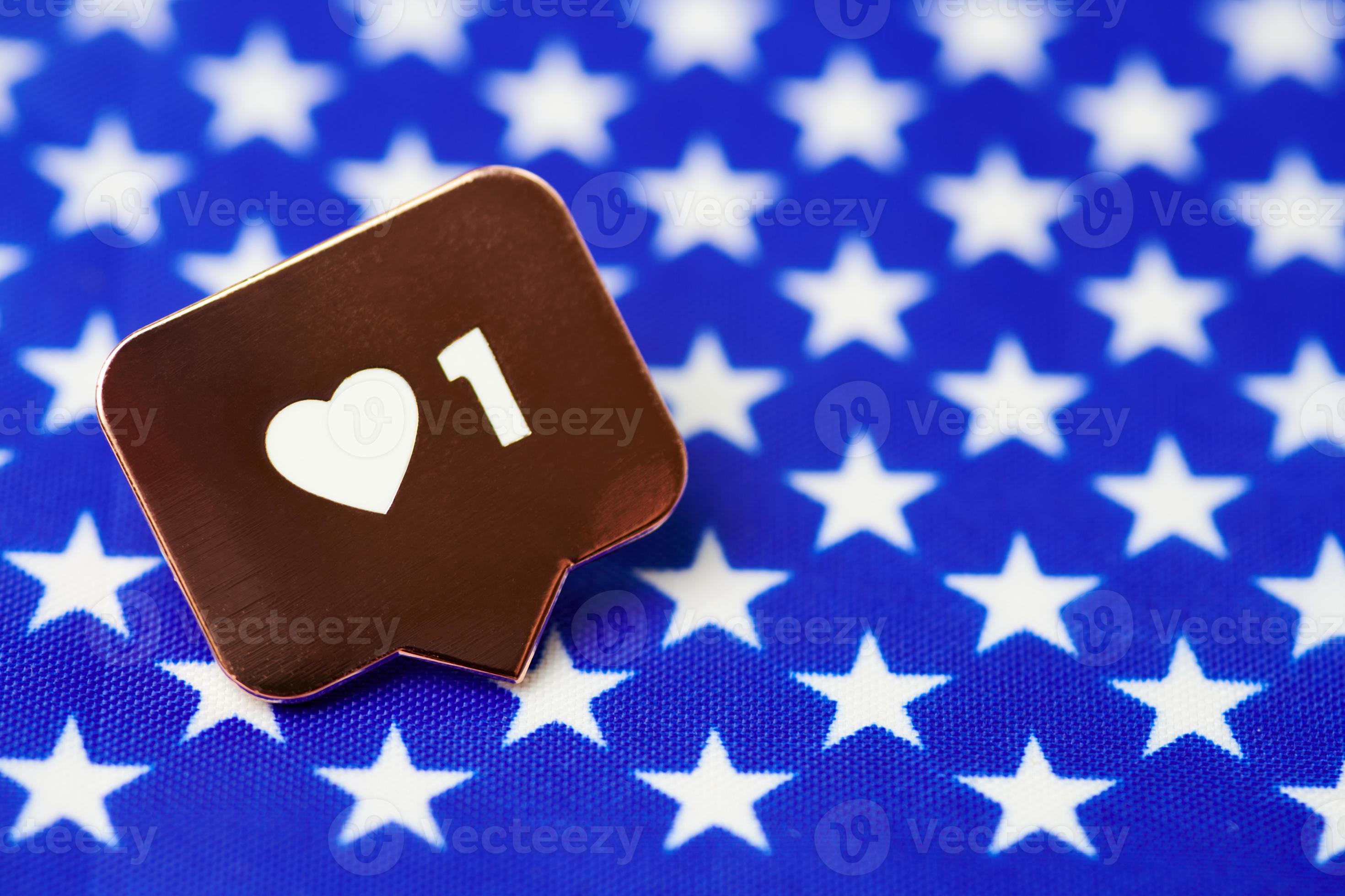Like Symbol On USA Flag 13032147 Stock Photo At Vecteezy like-symbol-on-usa-flag-13032147-stock-photo-at-vecteezy