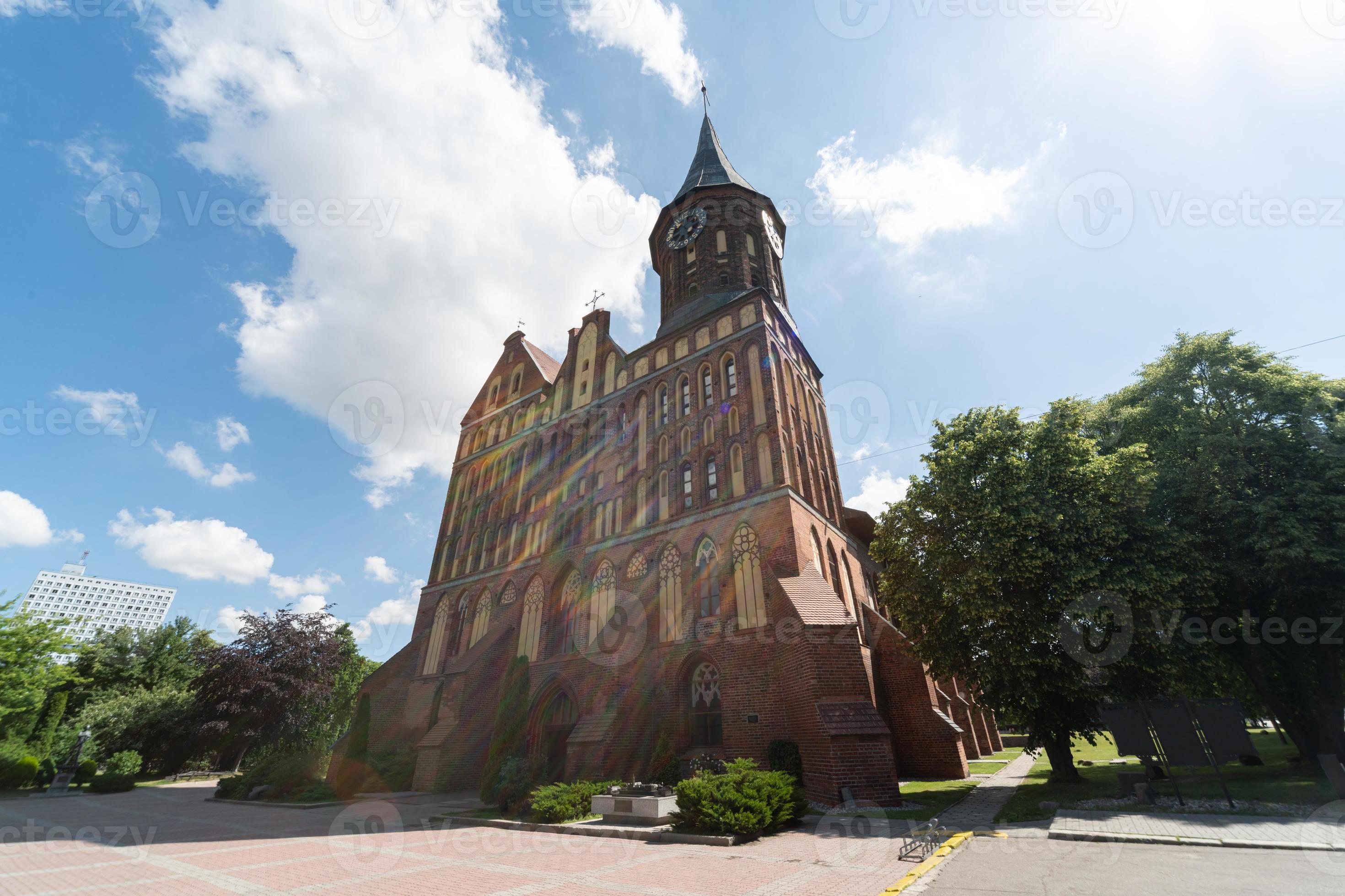 Konigsberg Cathedral. Brick Gothic-style monument in Kaliningrad ...