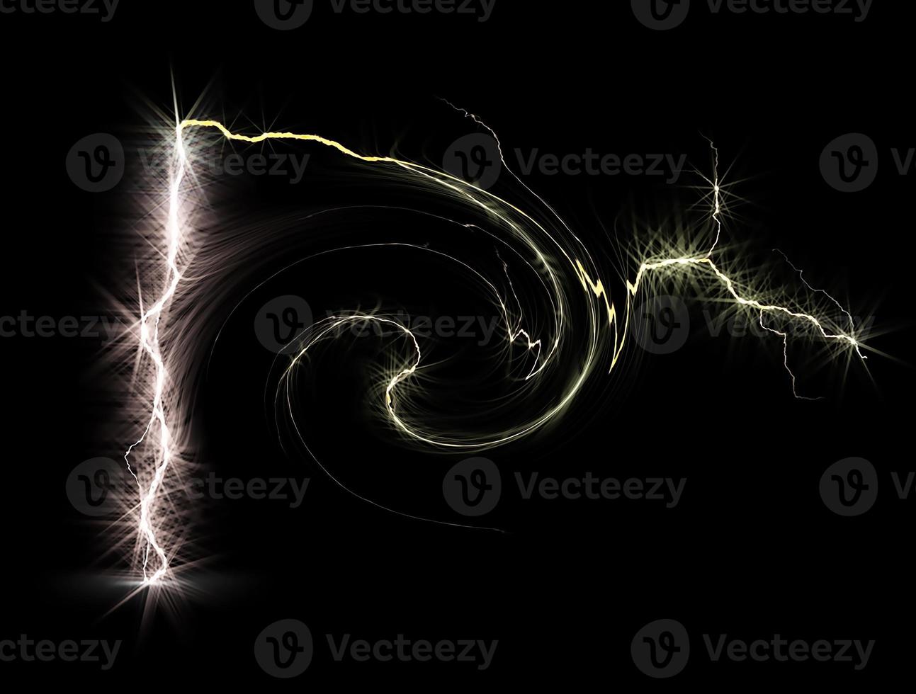 Digital Rendering Energetic Lights Electric Background photo