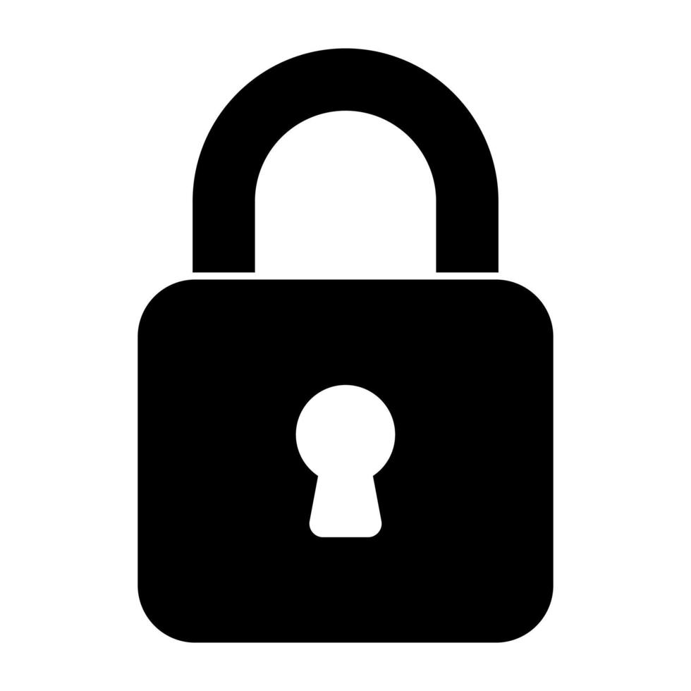 A premium download icon of padlock vector