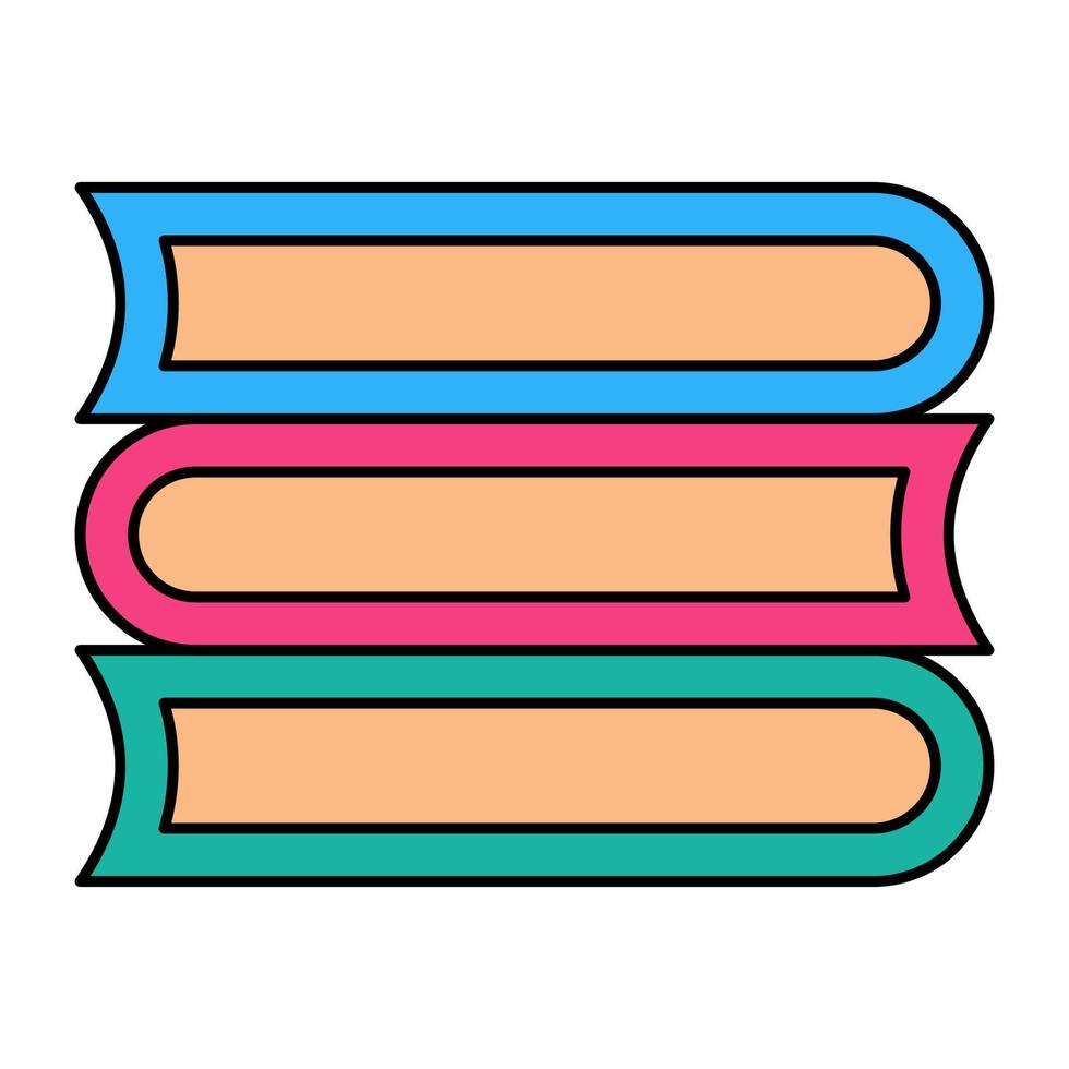 Premium download icon of books vector