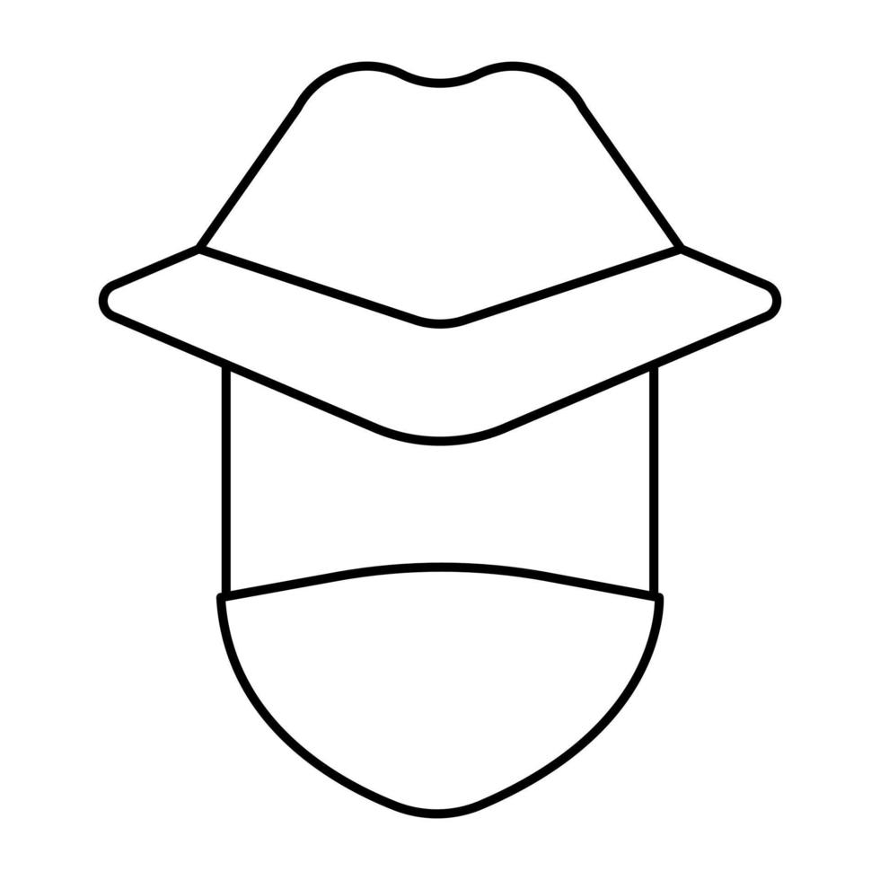 Creative design icon of thief vector