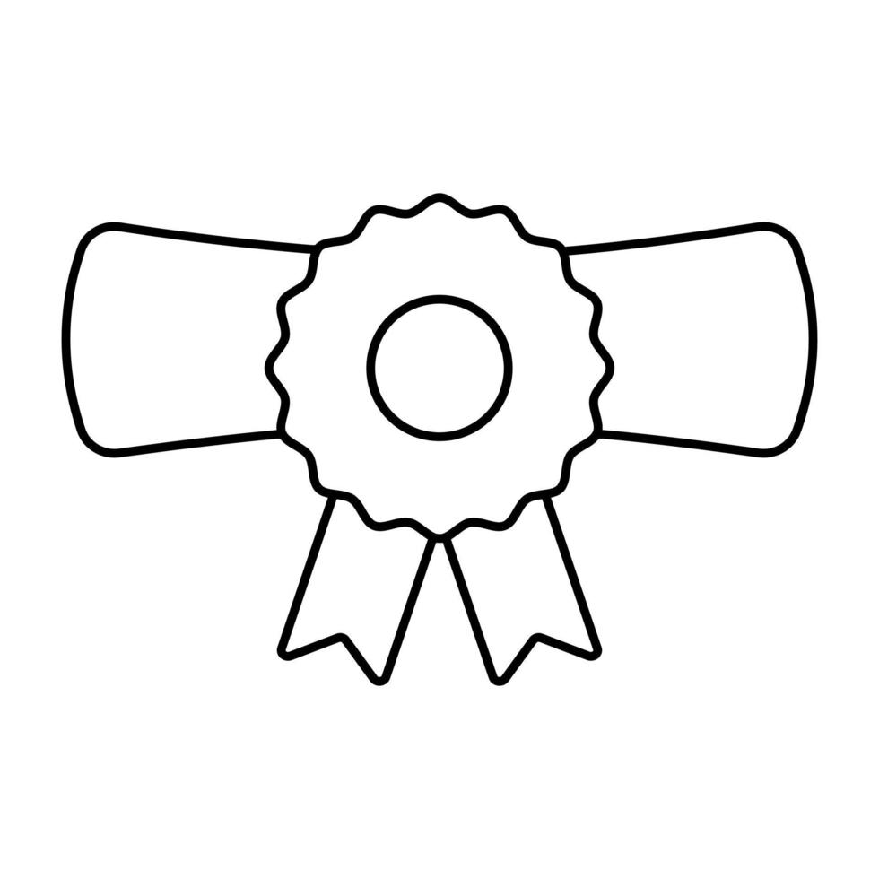 icono de diseño de moda de grado vector