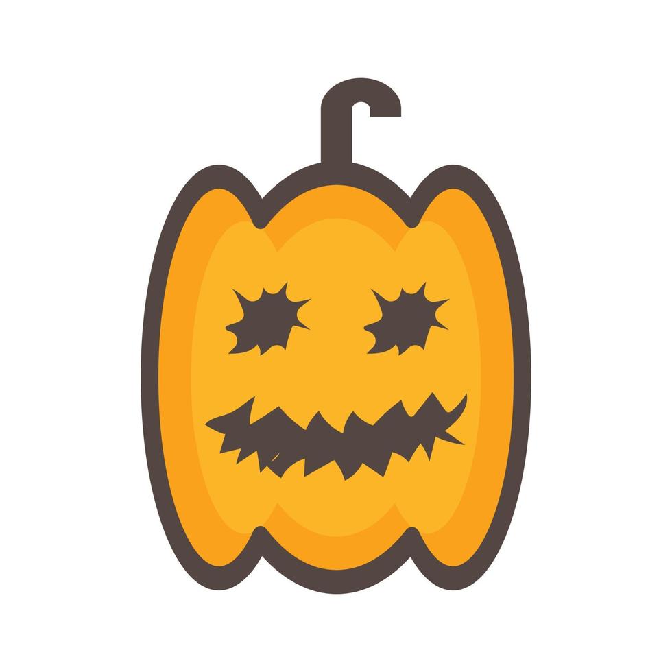 Cute pumpkin vector illustration. designs that are suitable for banner elements, websites, apps.
