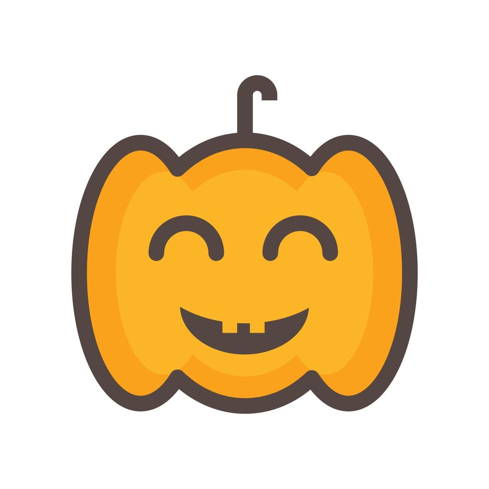 Cute pumpkin vector illustration. designs that are suitable for banner elements, websites, apps.
