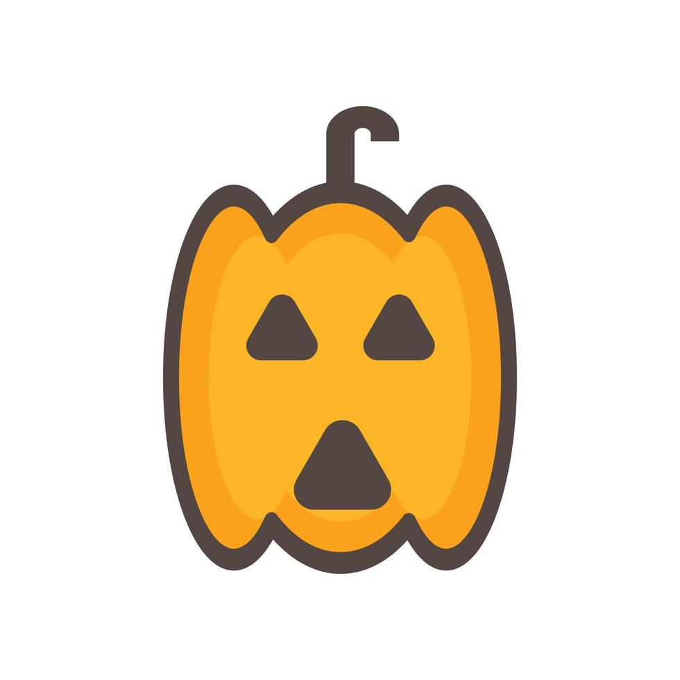Cute pumpkin vector illustration. designs that are suitable for banner elements, websites, apps.