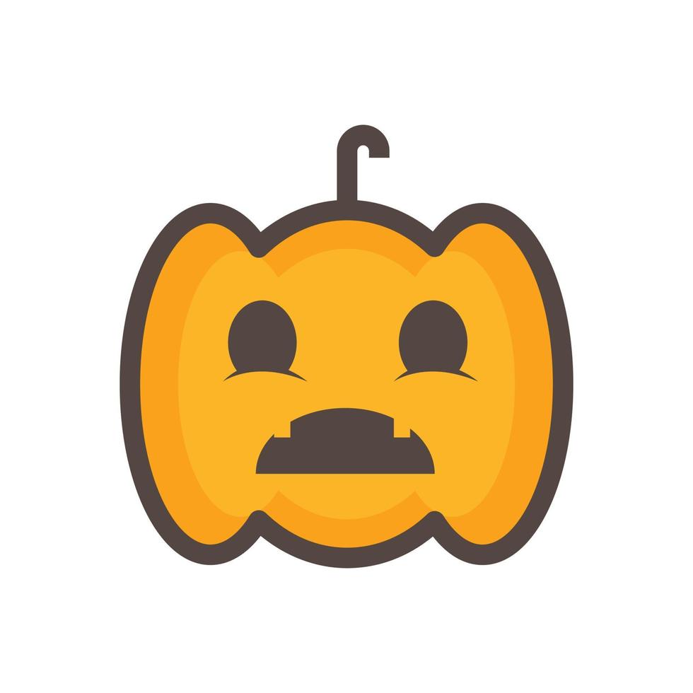 Cute pumpkin vector illustration. designs that are suitable for banner elements, websites, apps.