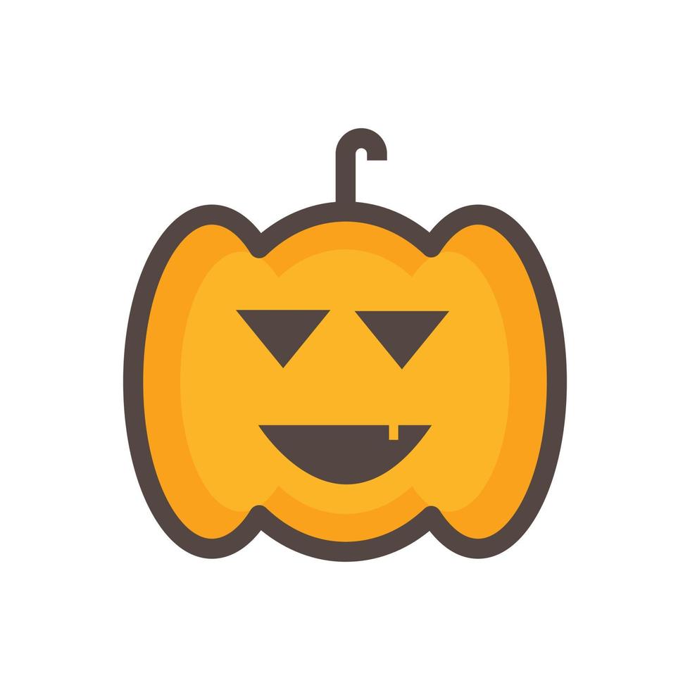 Cute pumpkin vector illustration. designs that are suitable for banner elements, websites, apps.