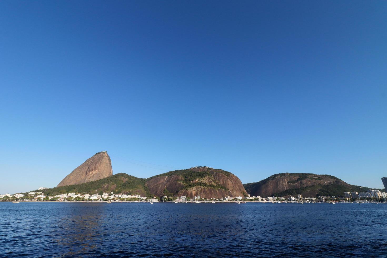 Rio de Janeiro, RJ, Brazil, 2022 - Sugar Loaf Mountain and the district of Urca photo