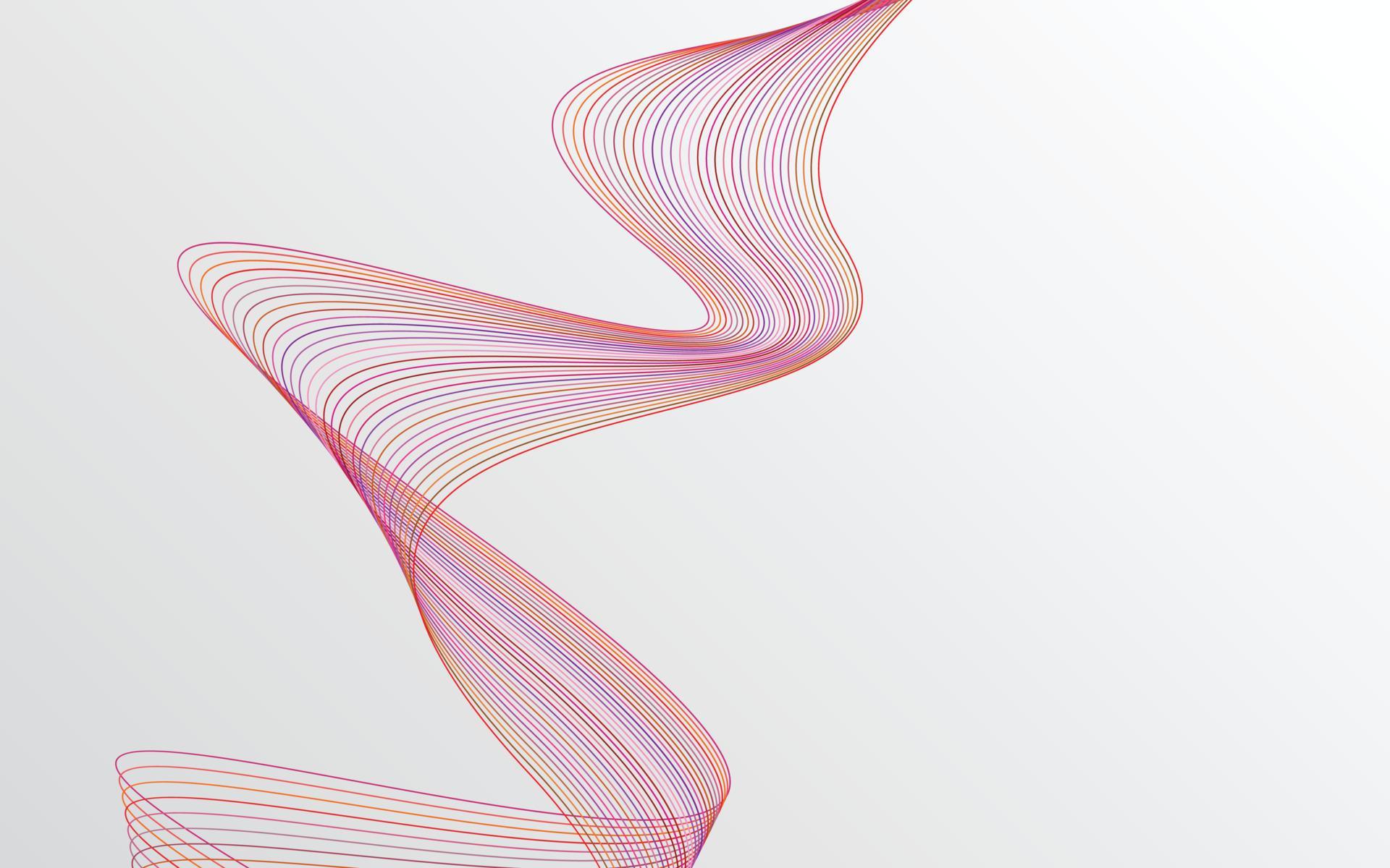 Vector abstract wave background. Red waves background 13036297 Vector