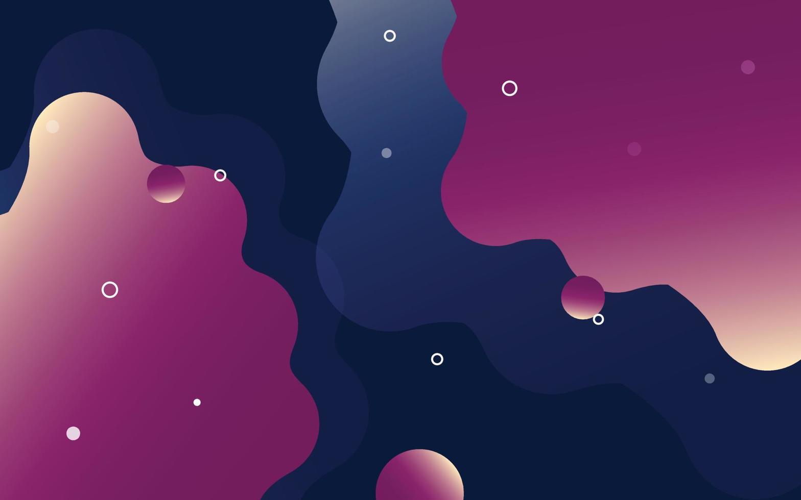 Abstract 3d art background. Holographic floating liquid blobs. soap bubbles. metaballs vector