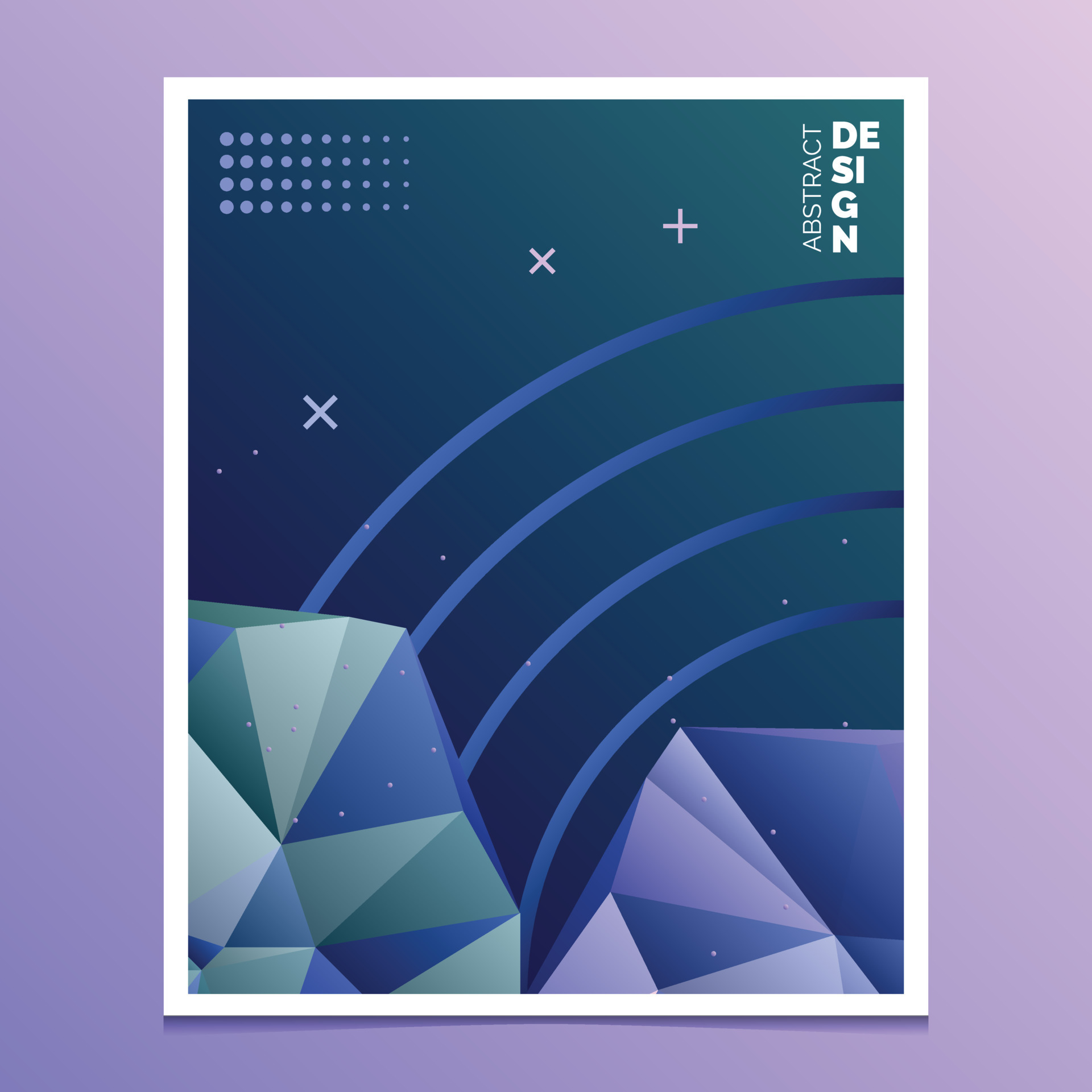 Abstract Composition A4 Brochure Cover Design Title Sheet Model abstract-composition-a4-brochure-cover-design-title-sheet-model