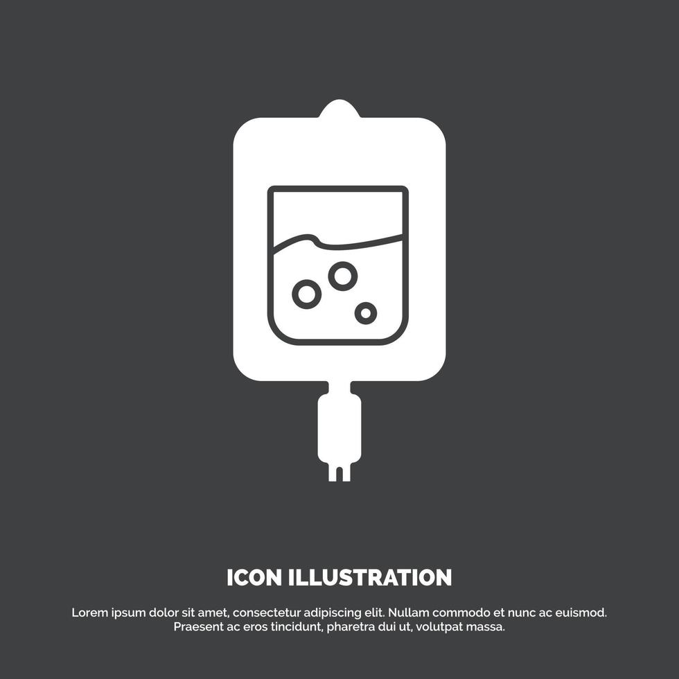 blood. test. sugar test. samples Icon. glyph vector symbol for UI and UX. website or mobile application