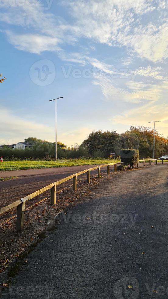 Gorgeous View of British Countryside and Landscape photo