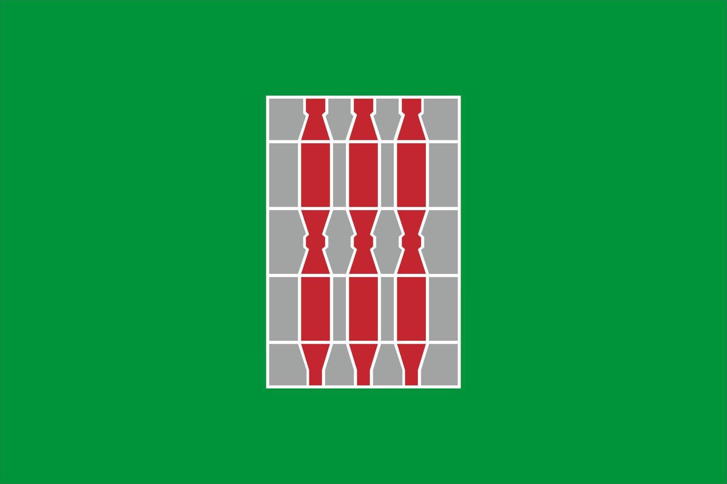 Umbria Flag. Region of Italy. Vector illustration.