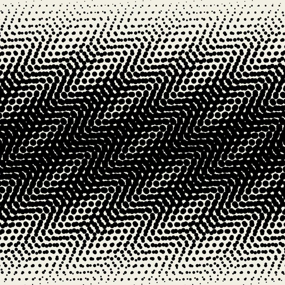 Stylish texture with stripes from circles. vector