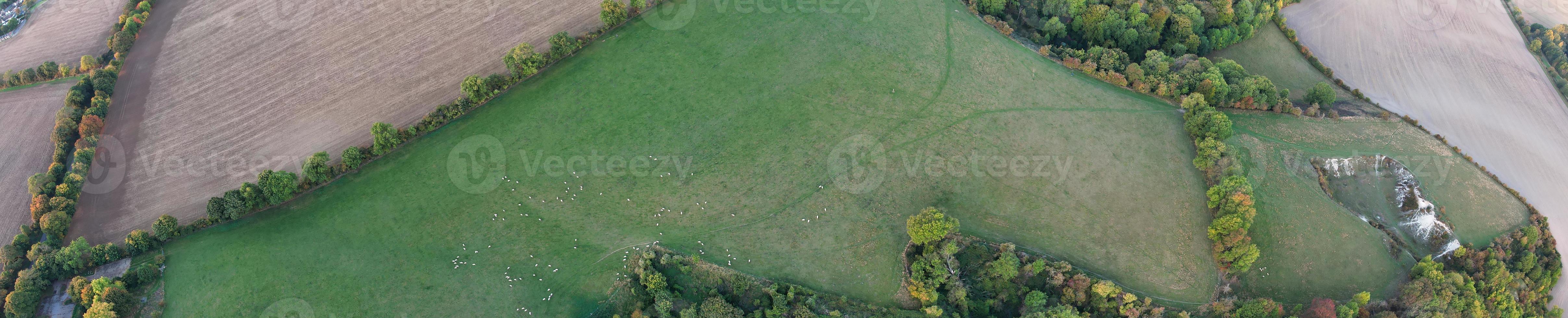 Gorgeous View of British Countryside and Landscape photo