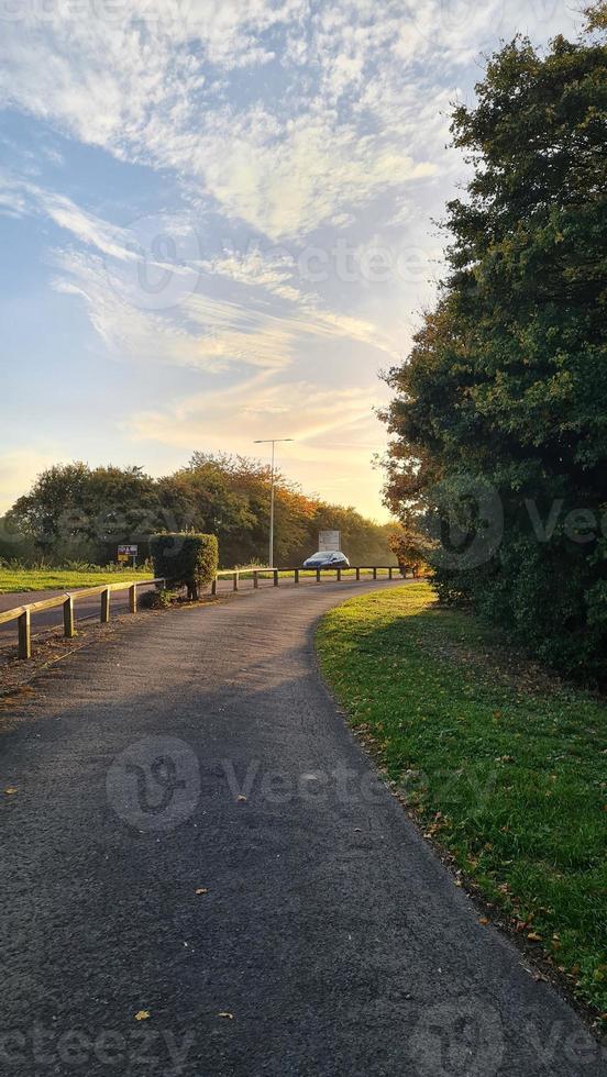 Gorgeous View of British Countryside and Landscape photo