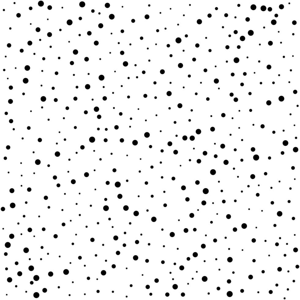 Circle seamless pattern with dotted halftone isolated on white background. Vector illustration