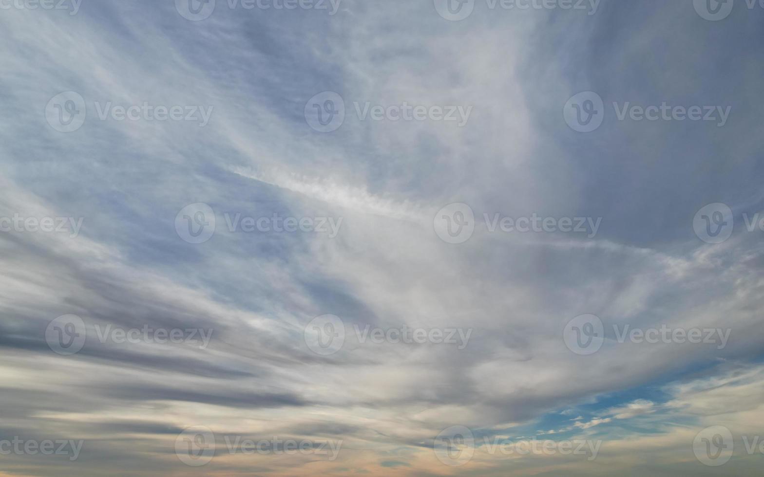 Gorgeous high angle view of Clouds and Sky over England photo