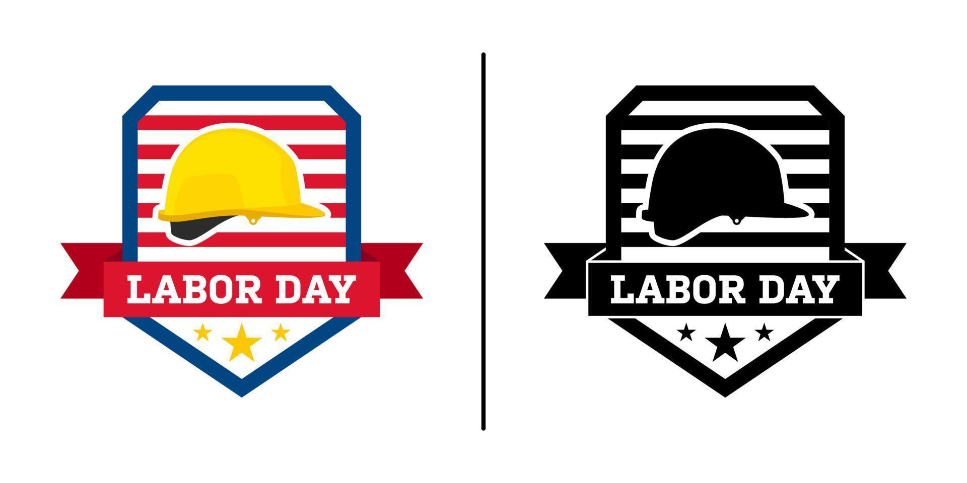 Happy Labor Day banner isolated on white background vector