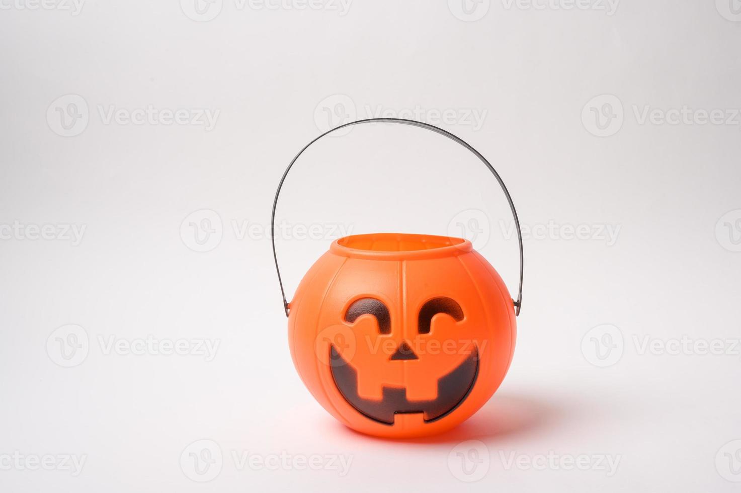 halloween pumpkin isolated on white background photo