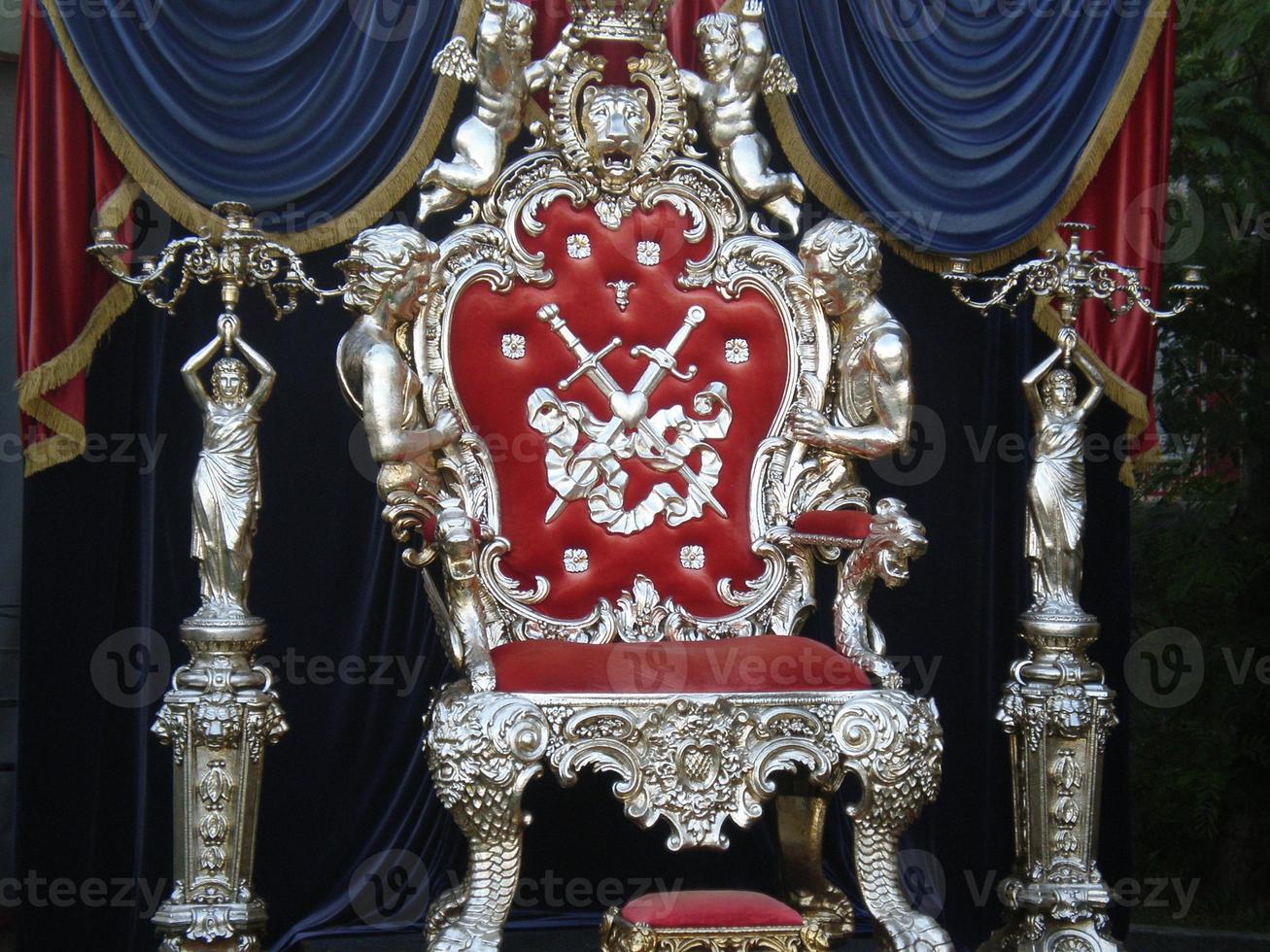 Velvet luxury throne photo