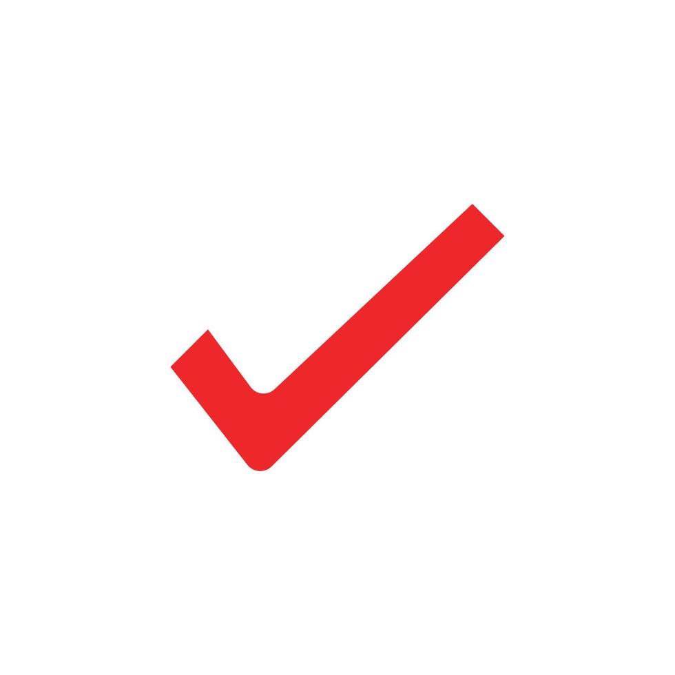logotipo de icono de marca de verificación vector