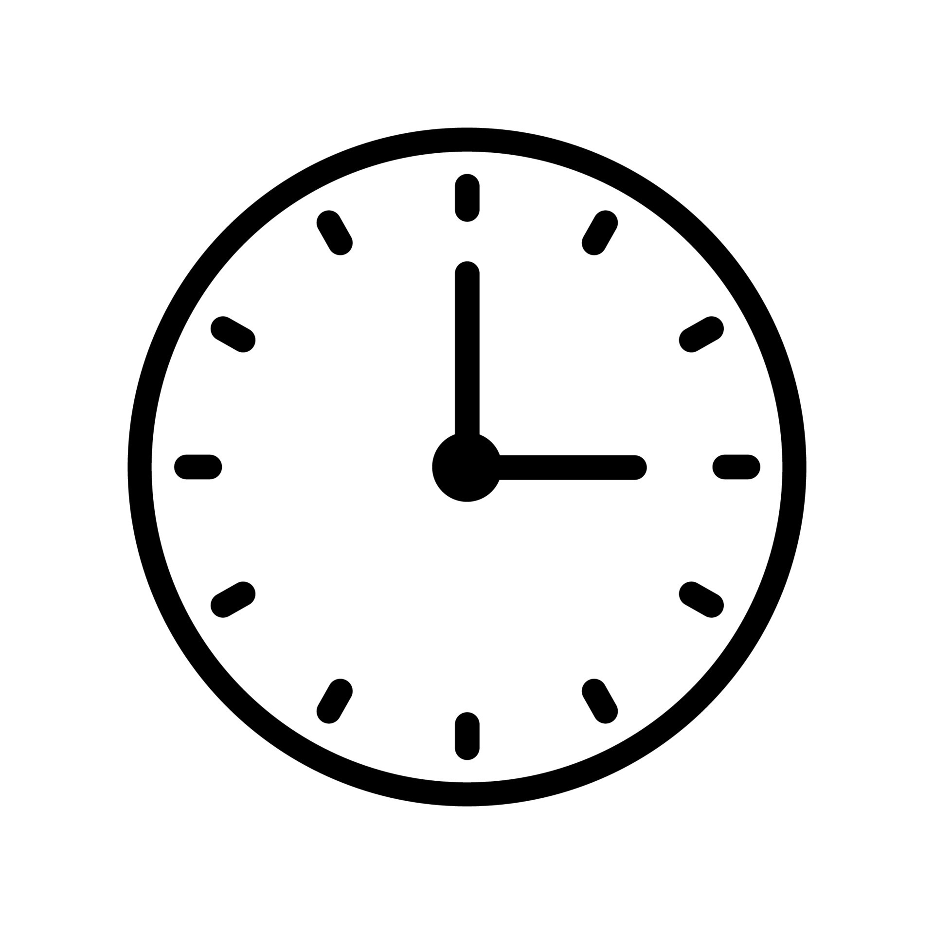Round clock, white transparent clock face circle arrow icon Vector 13040718 Vector Art at Vecteezy