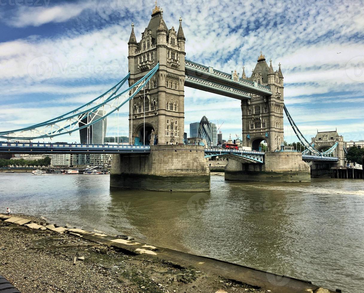 A view of Tower Bridge in London photo