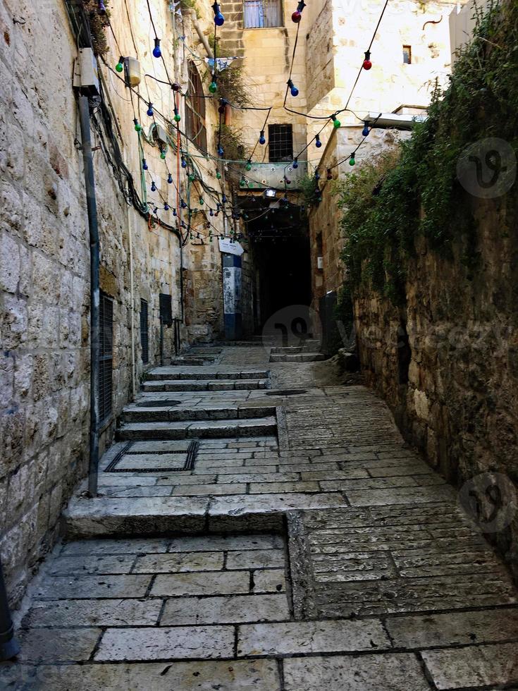 A view of the Streets of Jerusalem photo
