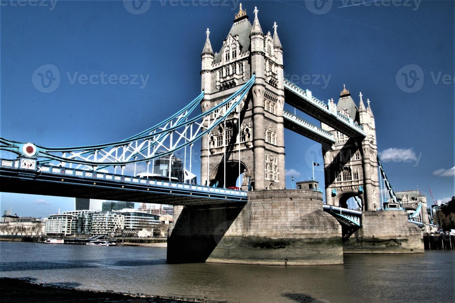 A view of Tower Bridge in London photo