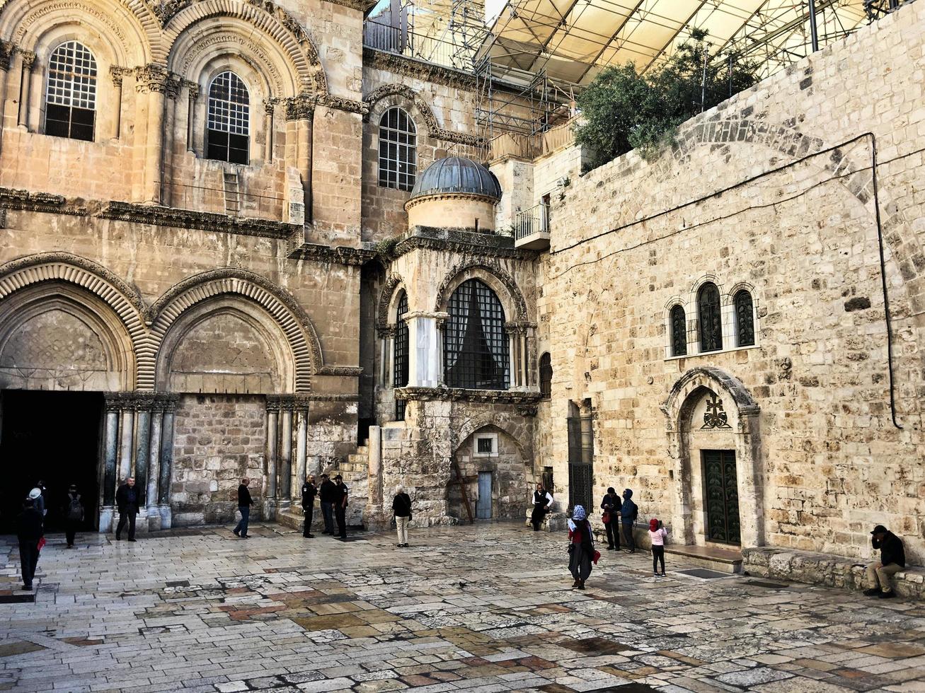 Jerusalem in Israel in May 2019. A view of the Church of the Holy Seplecre in Jerusalem photo