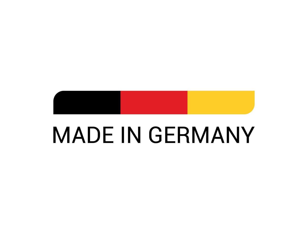 Label of Made in Germany vector