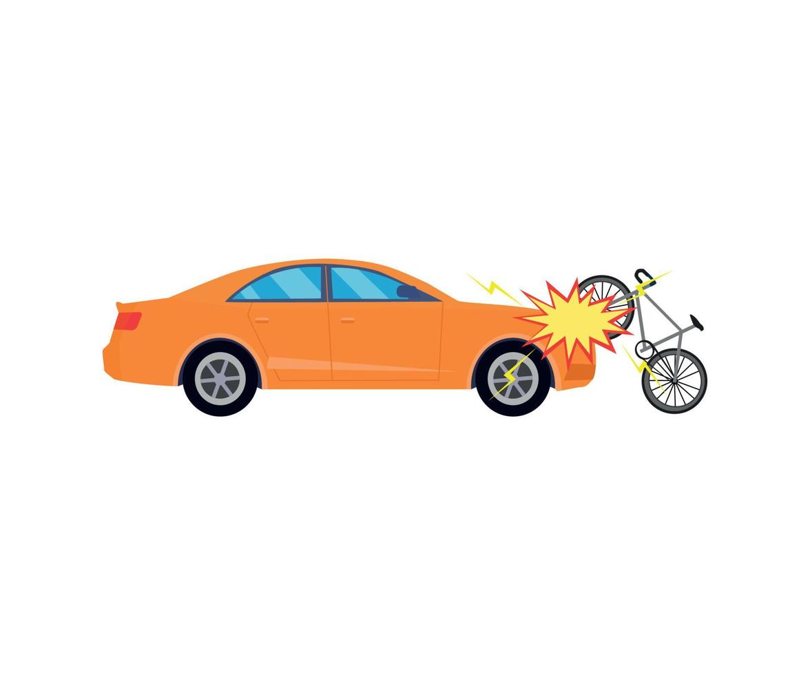 Vector illustrator of  Car Crashes