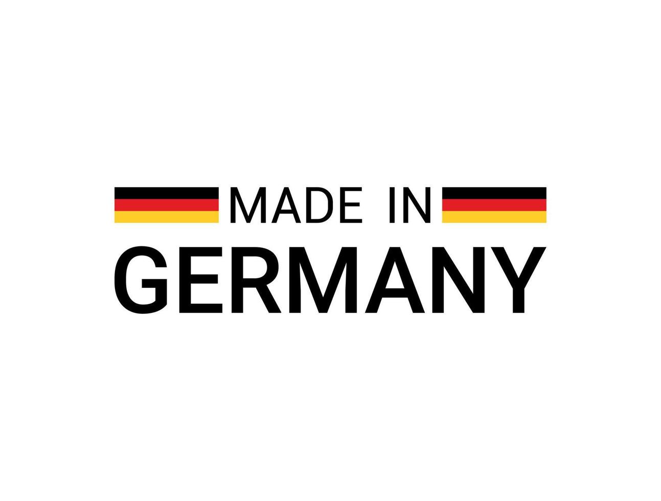 Label of Made in Germany vector